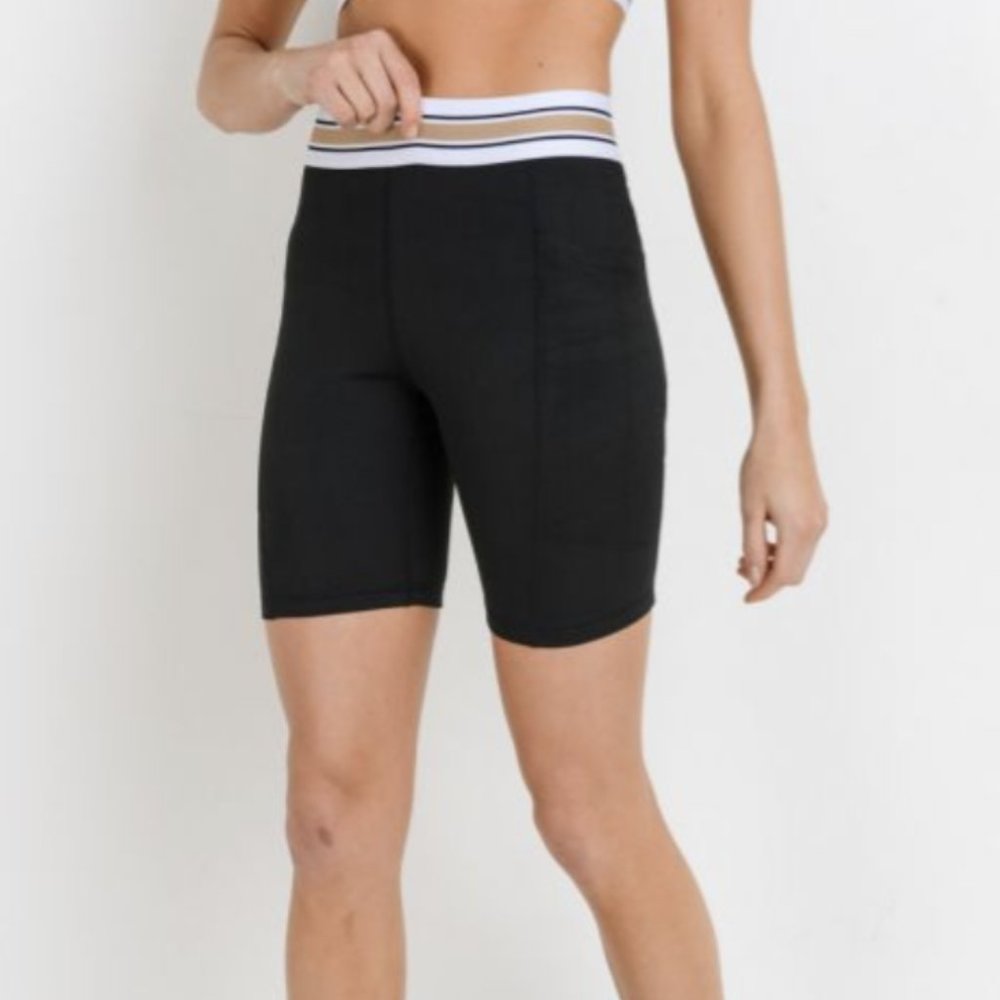 Biker Shorts with Pockets